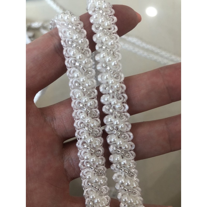 Renda Pearl Monte 1cm