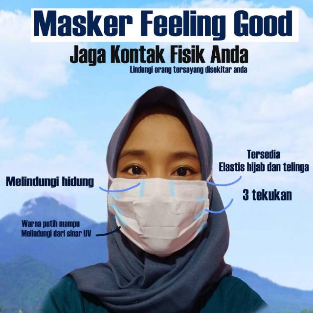 (COD) MASKER HIGIENIS FEELING GOOD