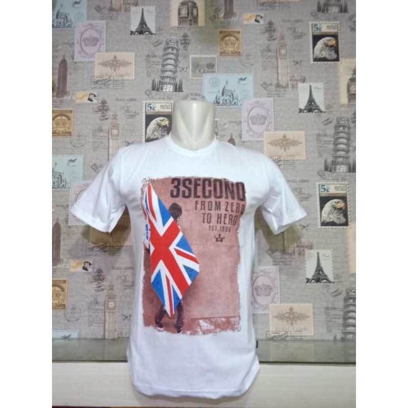 kaos edisi terbaru DISTRO THREESECOND