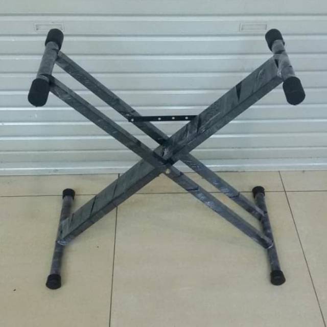 Stand keyboard double bahan bagus