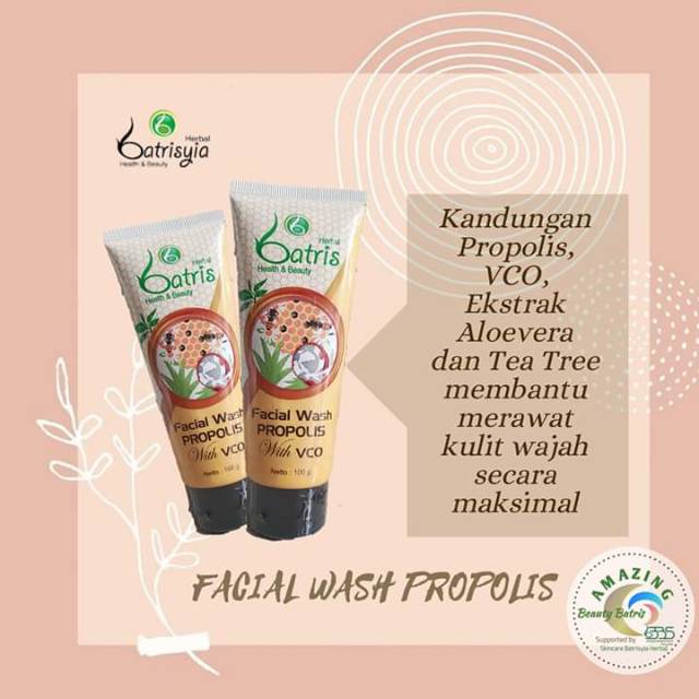 Facial wash propolis