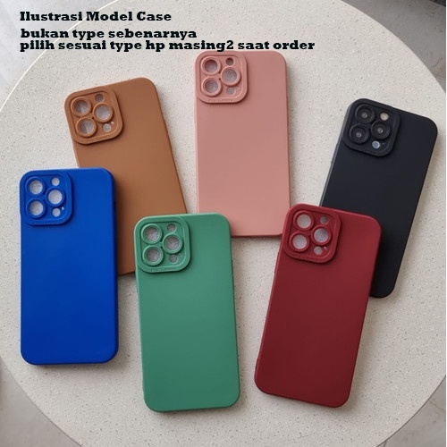 Softcase Premium Case Pro Camera Xiaomi Redmi 5 , 5A , 4A , 6A Case Matte Macaroon