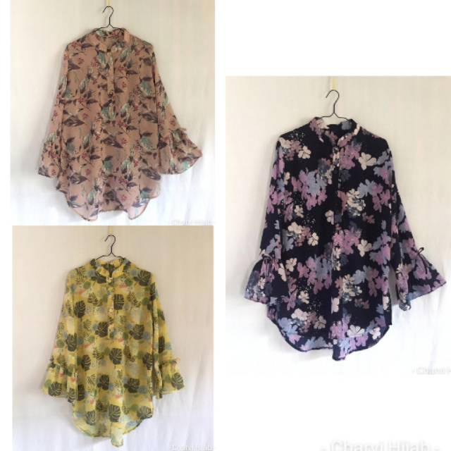 Basic Pattern Floral Shirt
