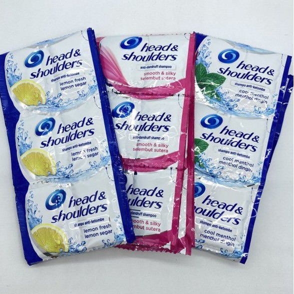 Head & Shoulders Shampo Sachet (1 Renceng = 12pc)