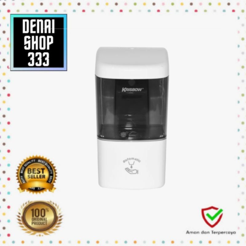 Krisbow 500 Ml Dispenser Sabun Cair Automatic - Putih<br/>