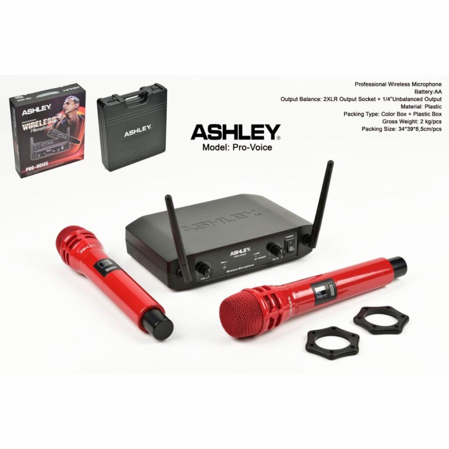 Mic Wireless Ashley Pro Voice ORIGINAL