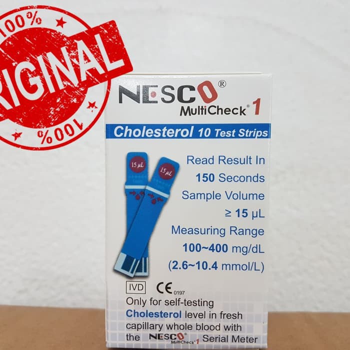 Strip nesco kolesterol / cholestrol