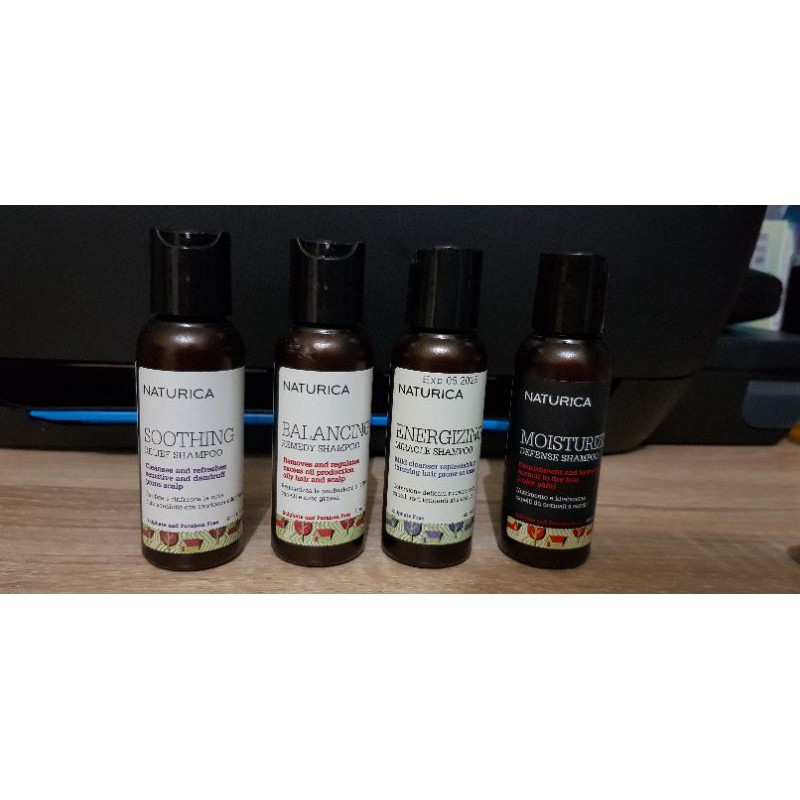 NATURICA SHAMPOO ENERGIZING/SOOTING/BALANCING/MOISTURIZING 50 ml