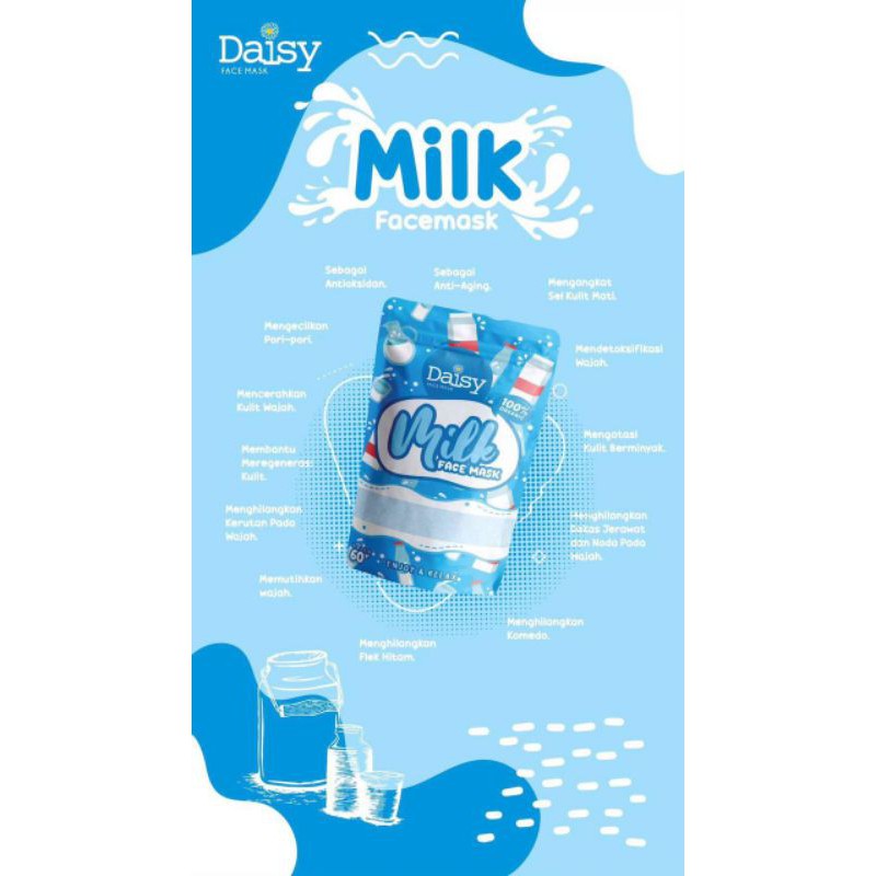 Masker Daisy Organic