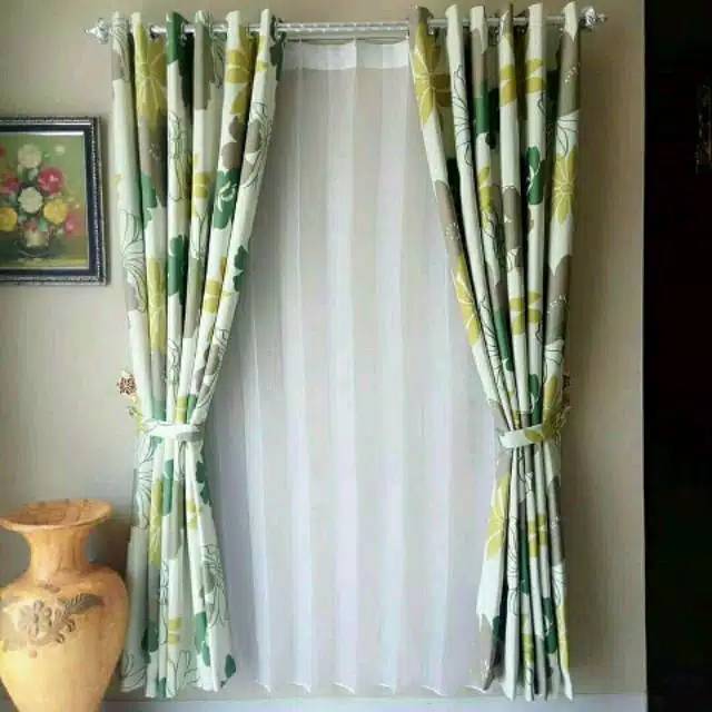 GORDEN BLAZER MOTIF BUNGA
