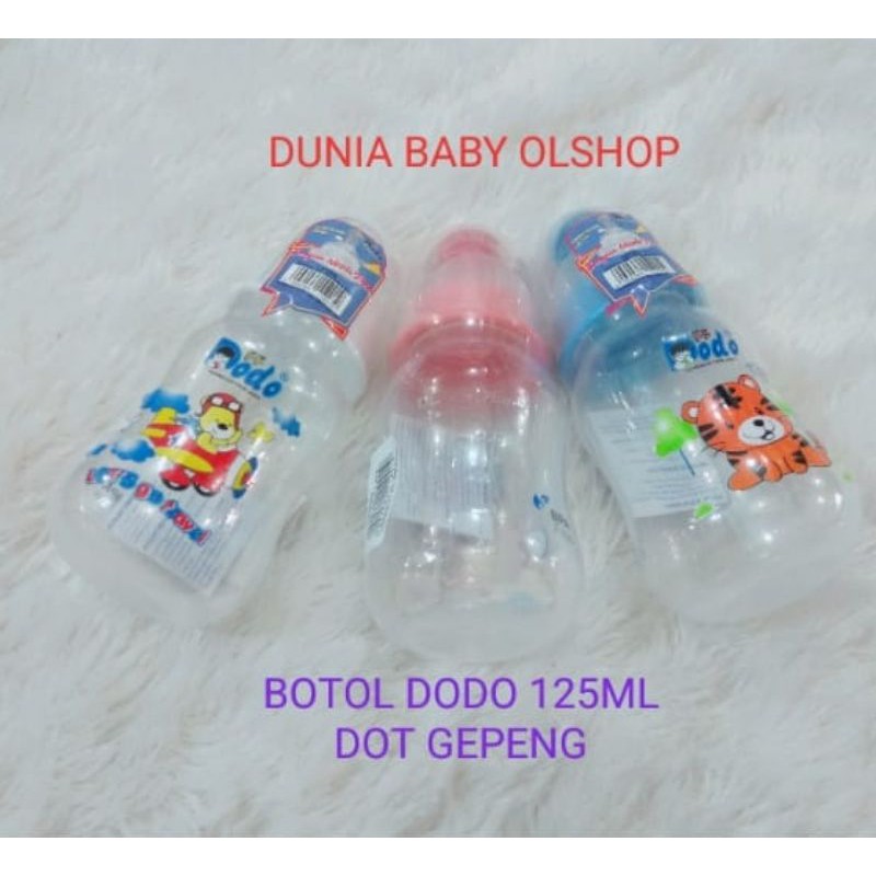 Botol dodo 125ml DOT GEPENG