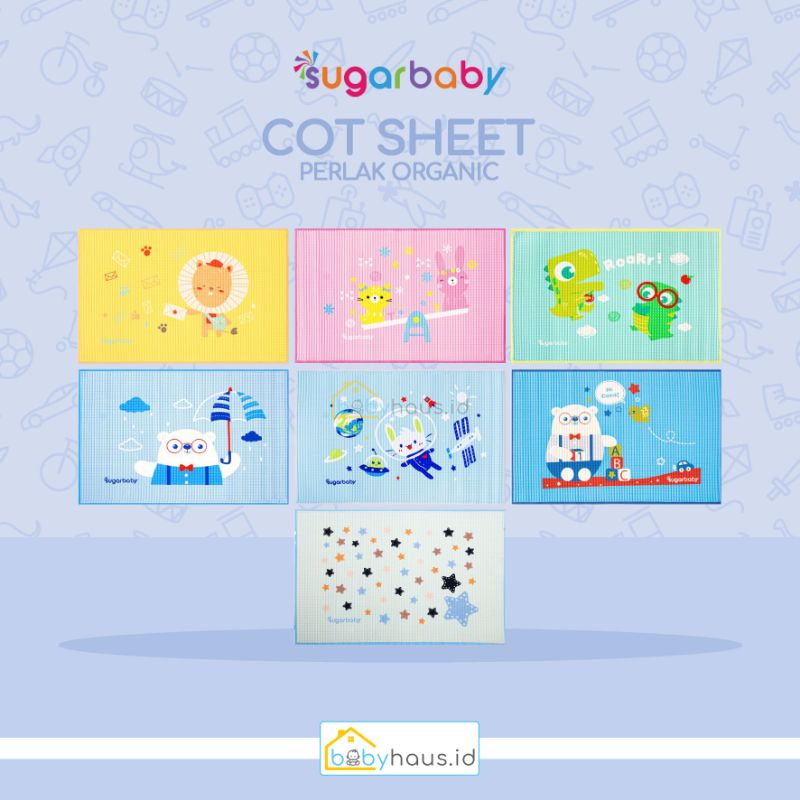 SUGARBABY - Cot Sheet Perlak Organic