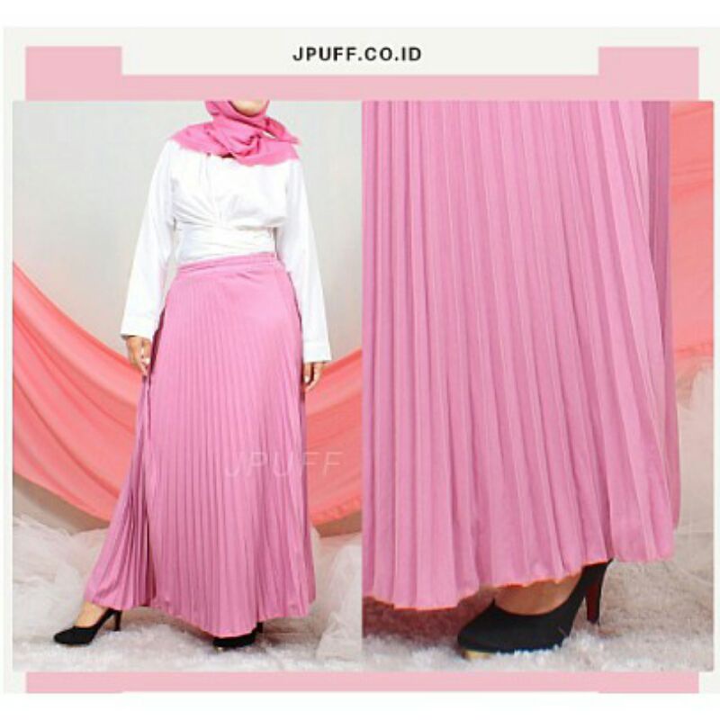 rok plisket anak