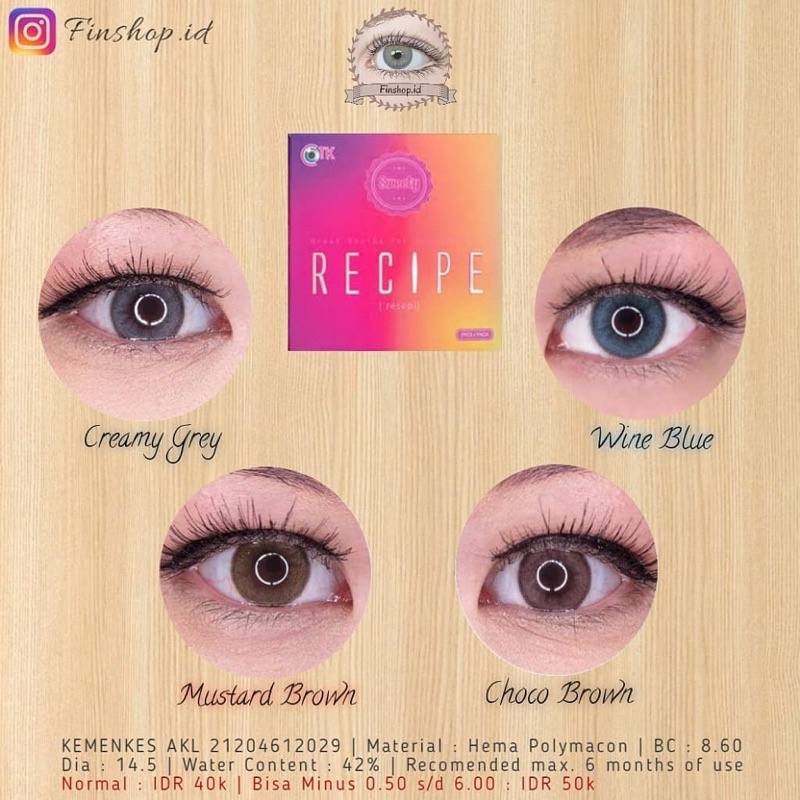 SOFTLENS RECIPE CTK (NORMAL S/D -6.00)
