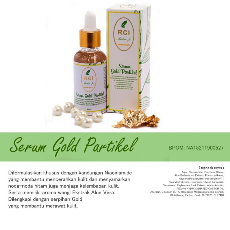serum gold partikel
