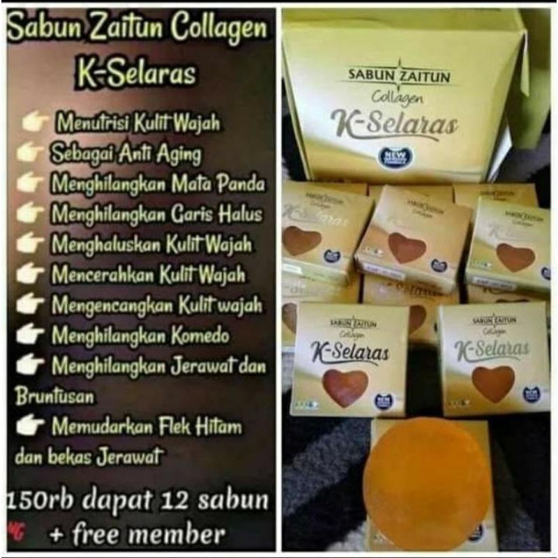 1box sabunzaitun + 1hak usaha