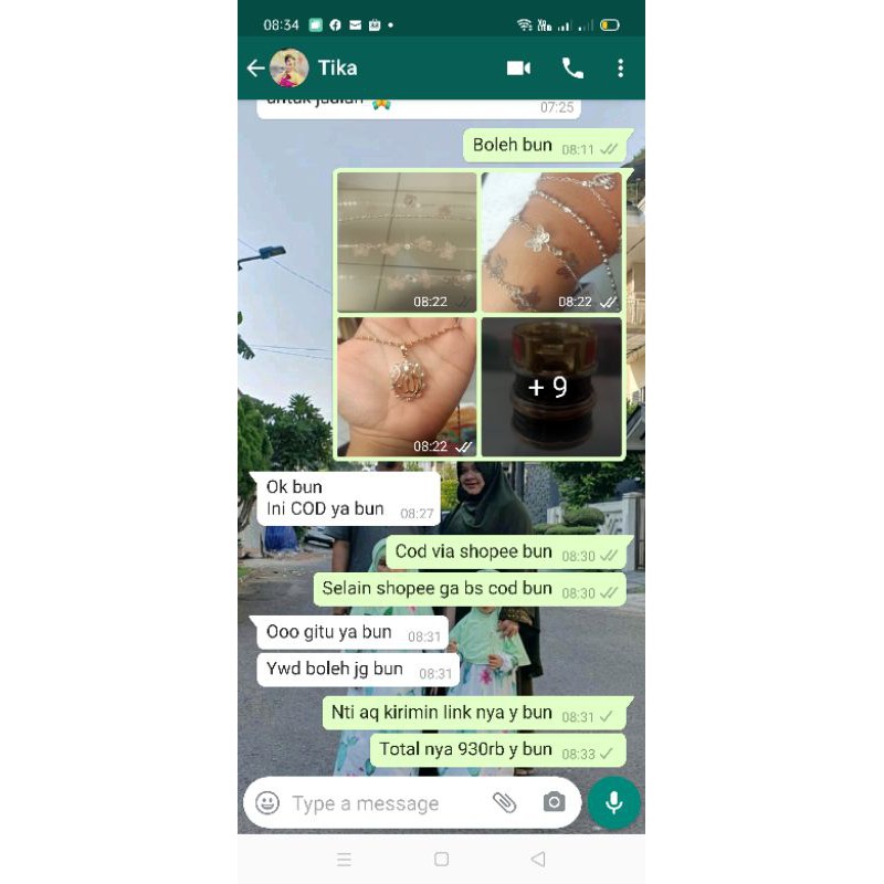 orderan kaka tika