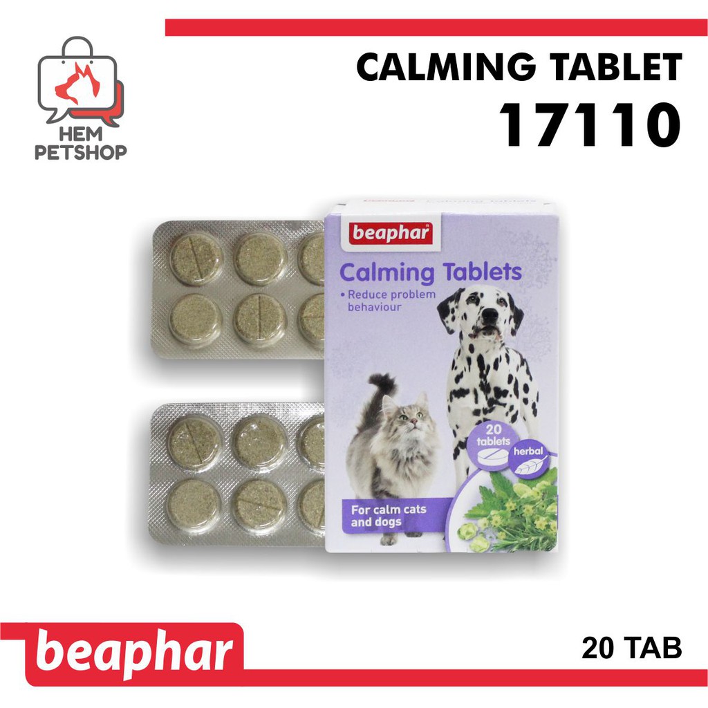 Beaphar 17110 Calming Tablets 20 Tablets