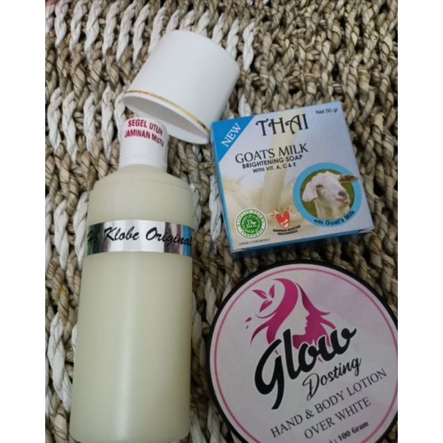 paket mini , glow mini+klobe original