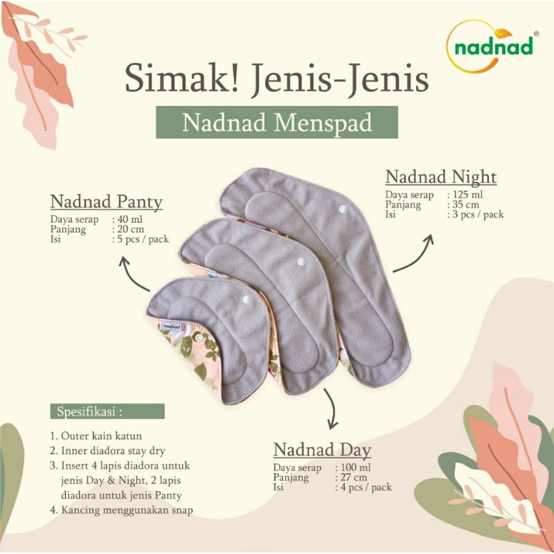 paket menspad nadnad
