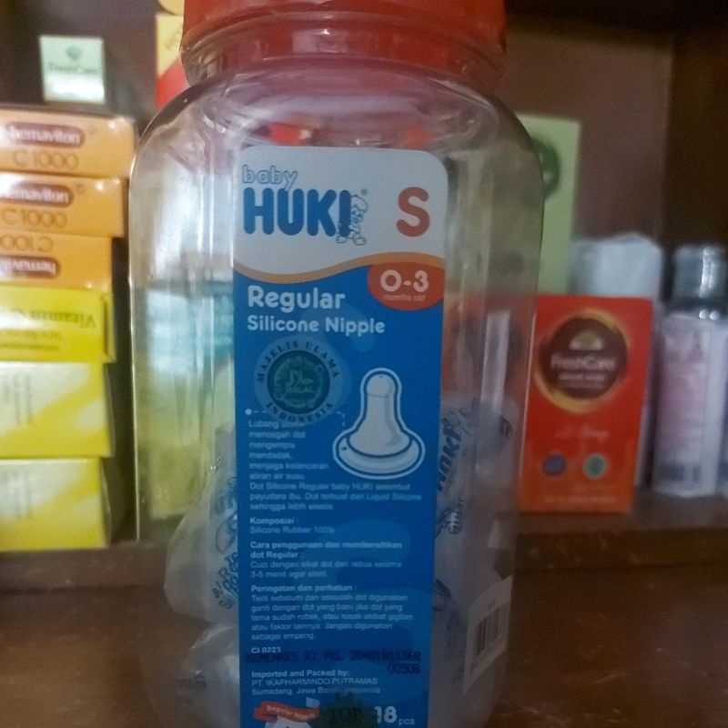 dot huki ukuran sml