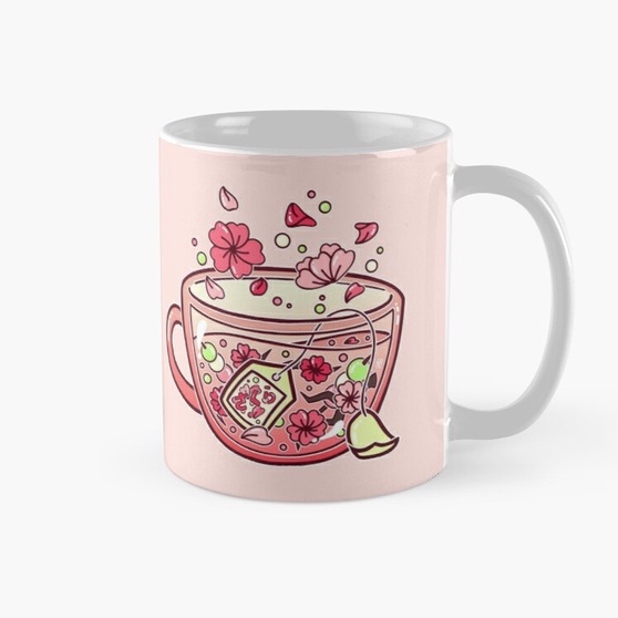 Mug Glass Sakura Tea