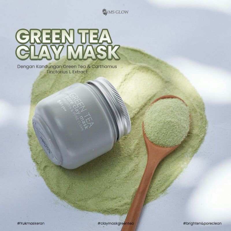 Green tea clay mask