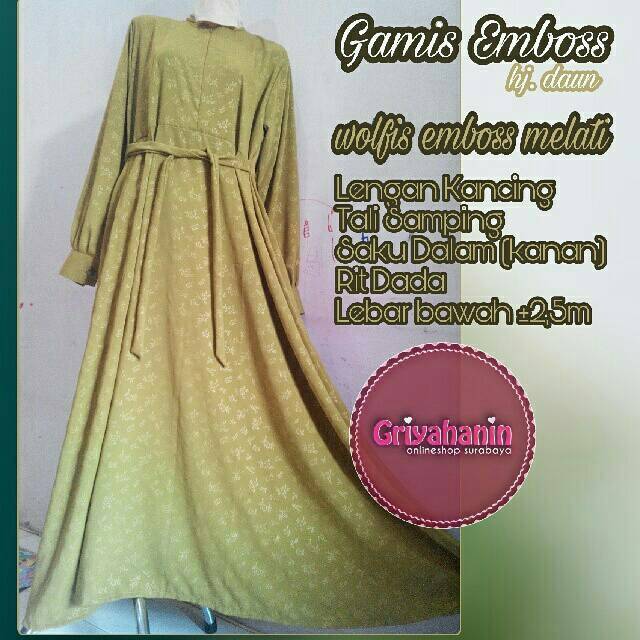 Gamis Embos (PO,TIDAK READY)