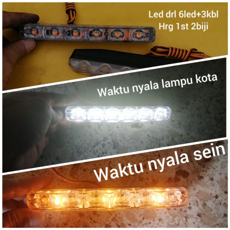 Led drl 6led+3kbl