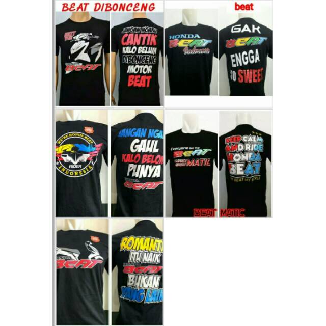 Kaos honda beat