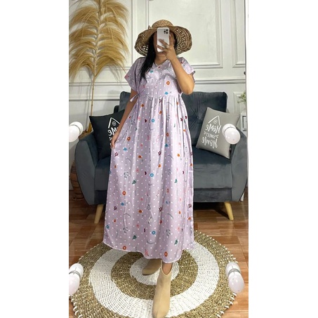 Daster long dress kimono