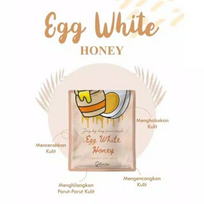 Masker Lea Gloria Egg White