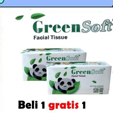 Green Soft Facial Tissue