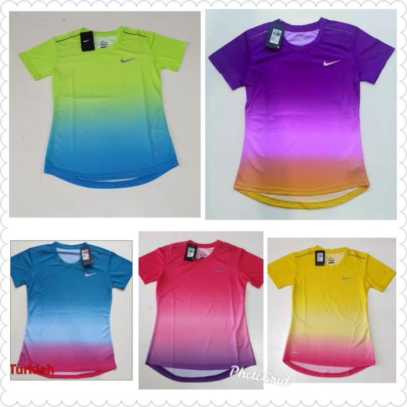 kaos senam full warna
