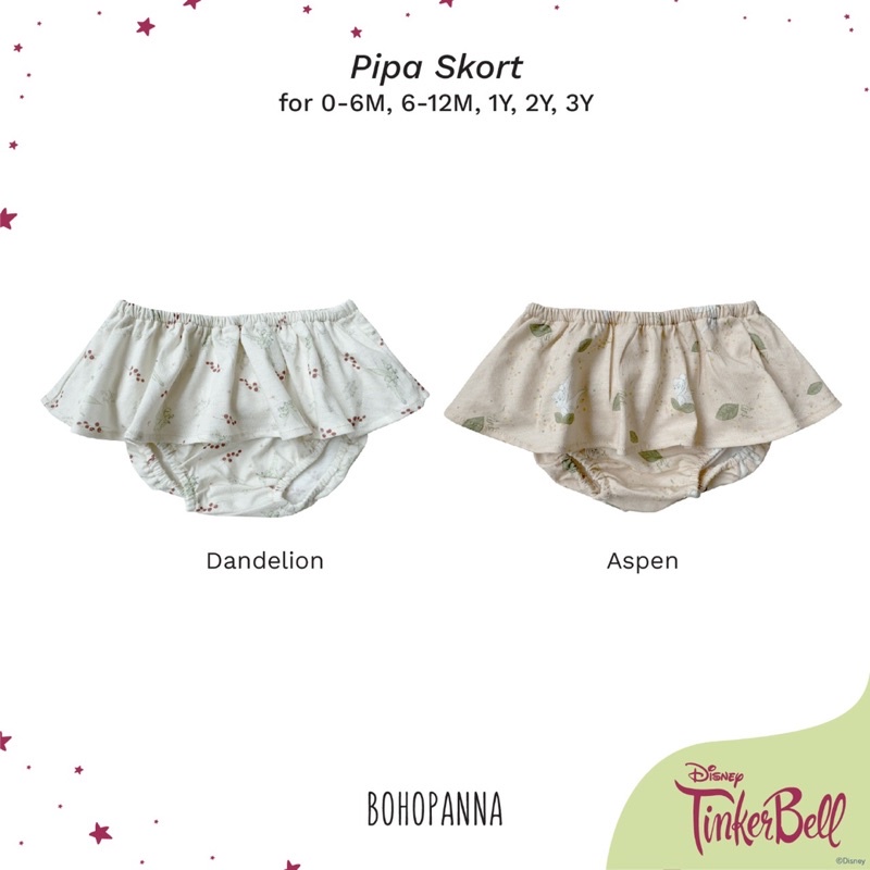 Pipa skort - tinker bell edition