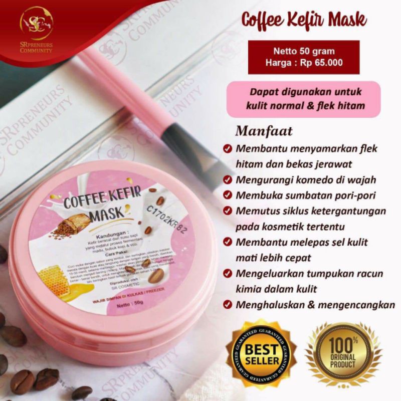 coffee kefir mask