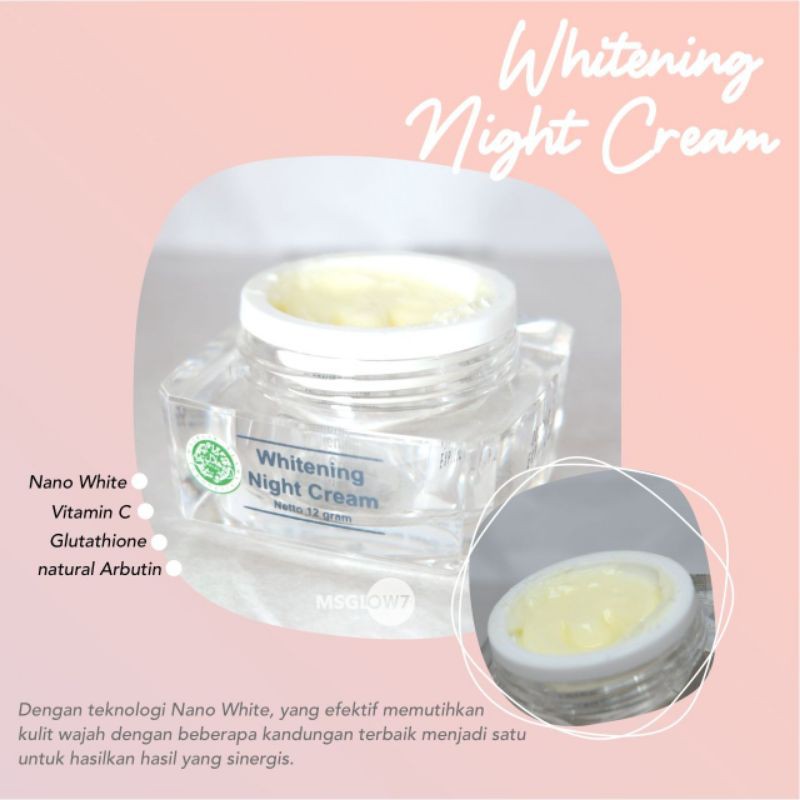 Night Cream by Ms Glow