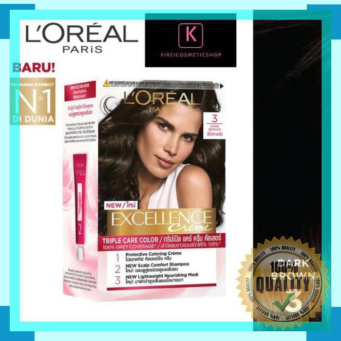 Loreal excellence creme 3 dark brown