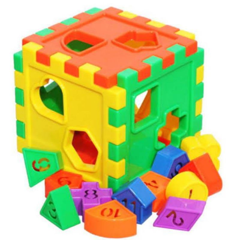 Mainan edukasi shape box puzzle