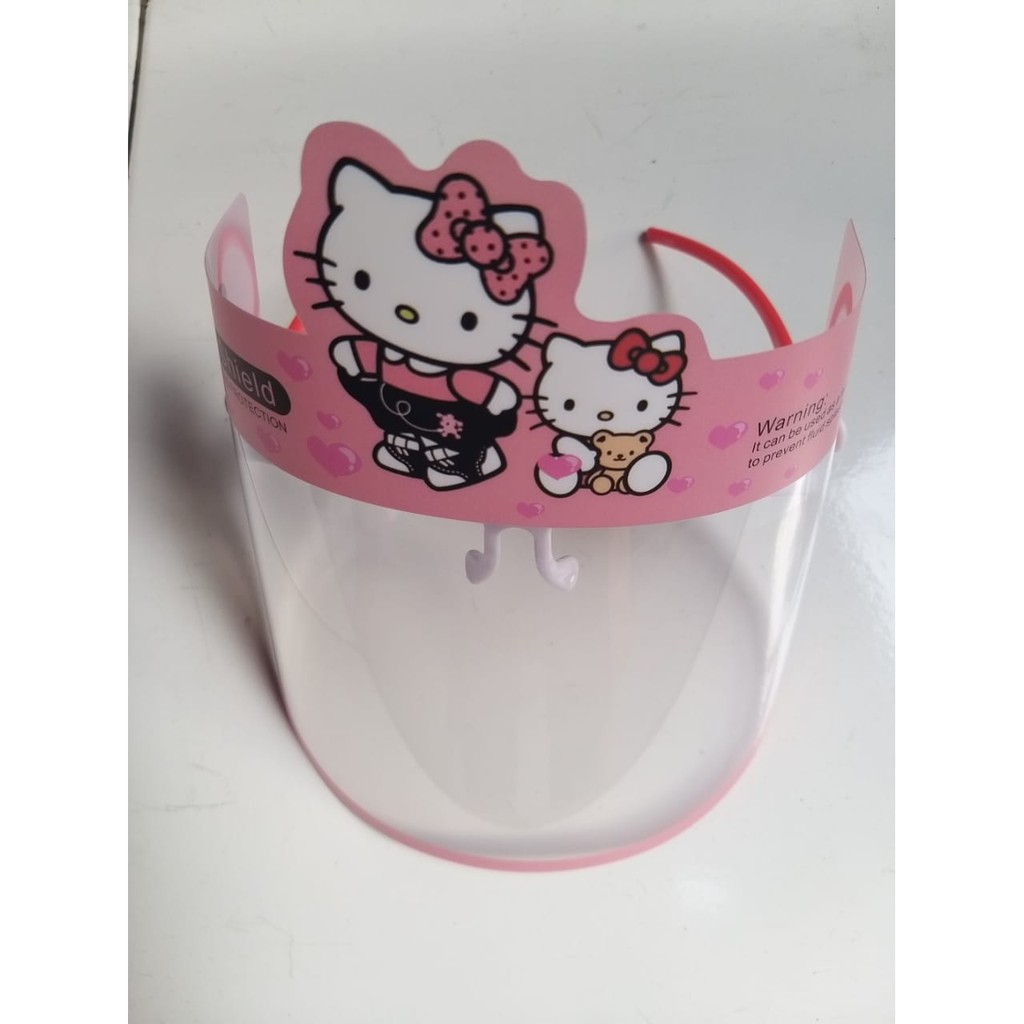 Face sheild anak karakter