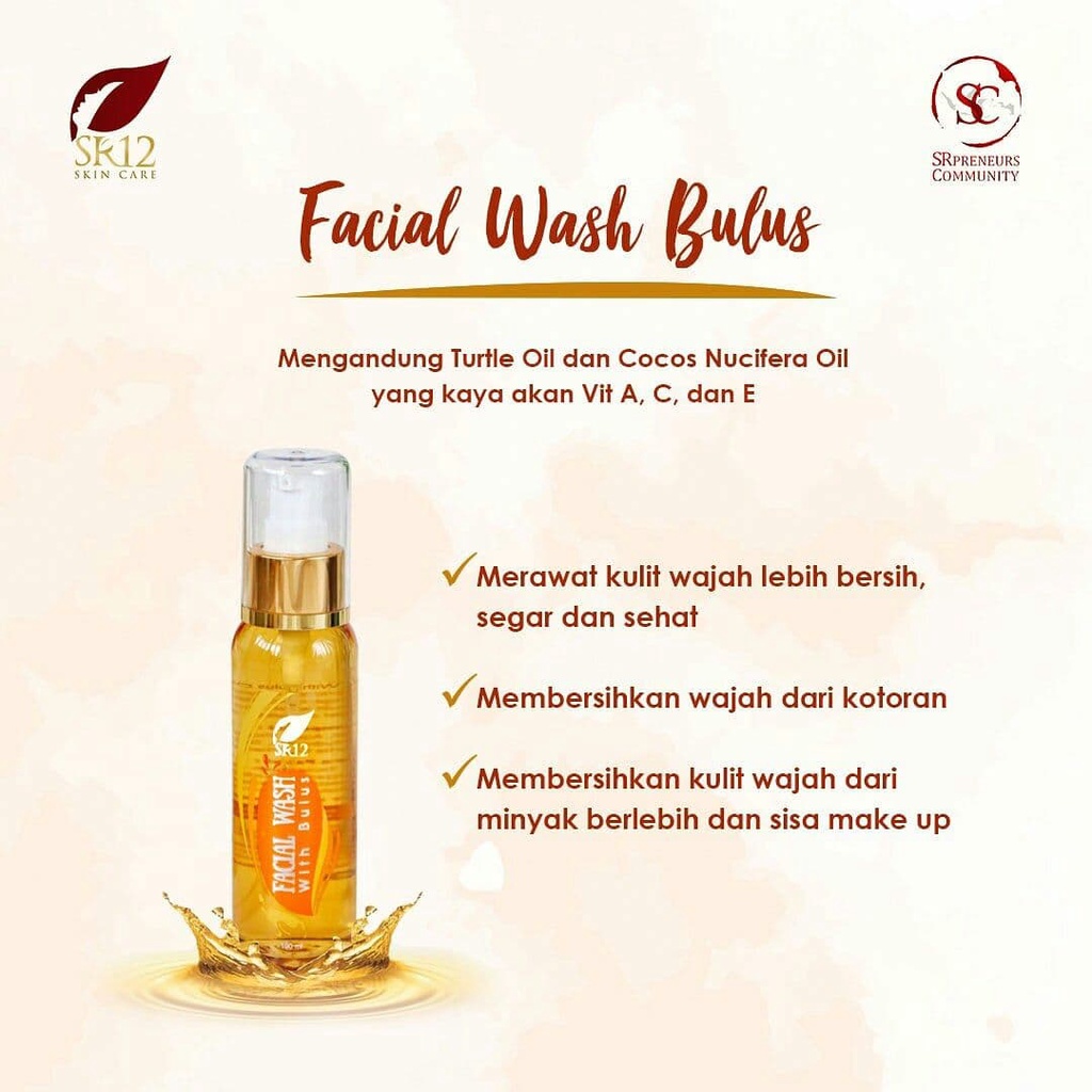 Facial wash bulus SR12
