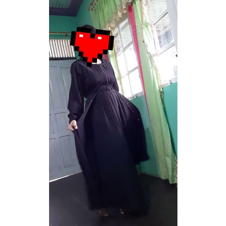dress hitam Preloved