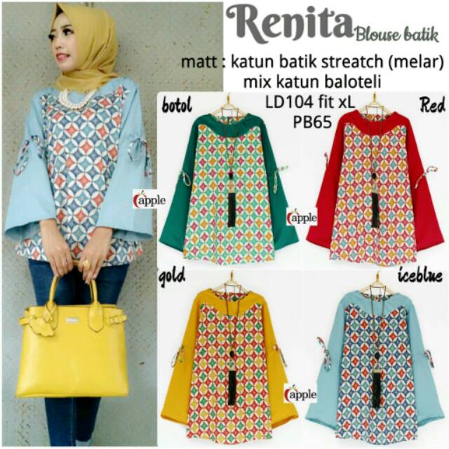 Renita blouse batik