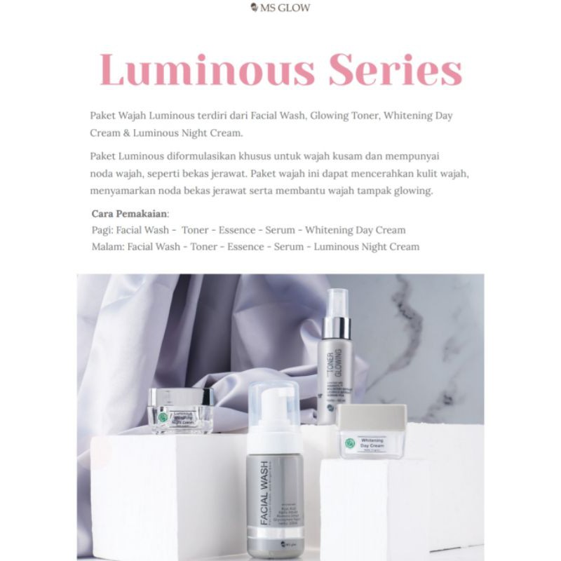 Paket Luminous Ms Glow