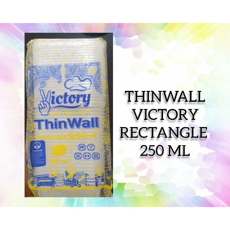 THINWALL VICTORY RECTANGLE 250ML