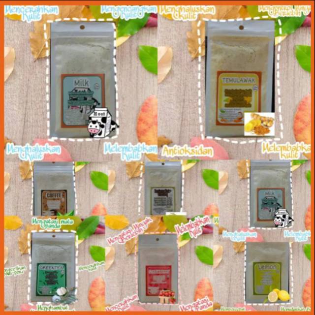 Masker organik premium