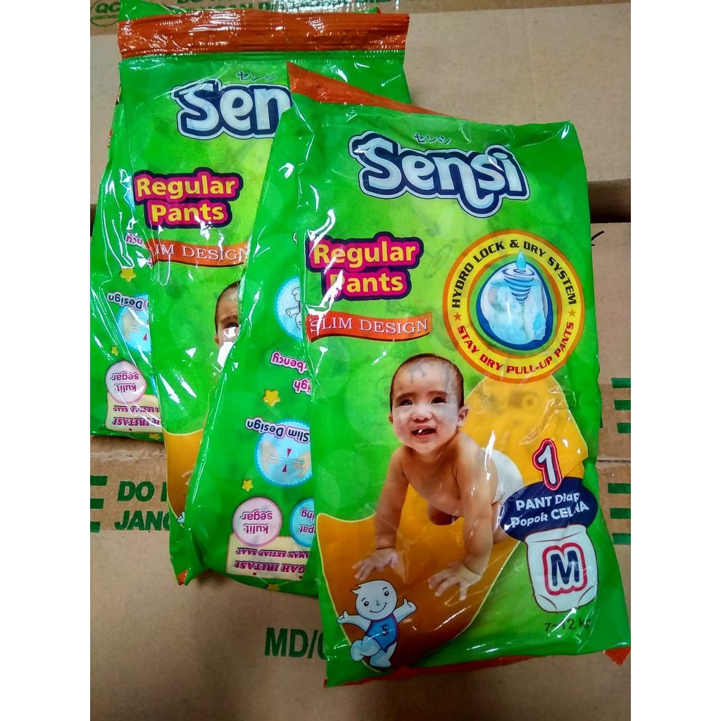 SENSI REGULAR PANTS M1 RENCENG ISI 6