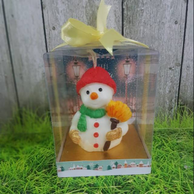 Lilin Natal Snowman