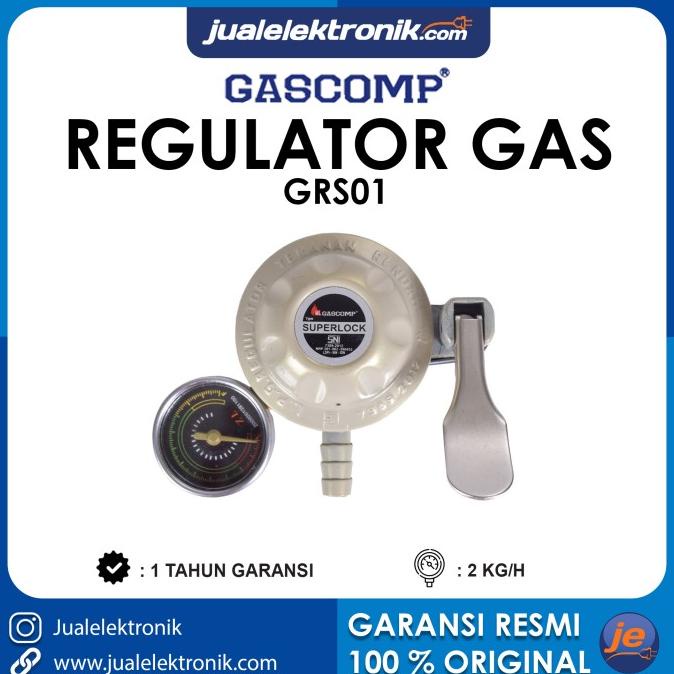 [COD] GASCOMP GRS-01 Regulator Meter Super Lock HEMAT Kode 692