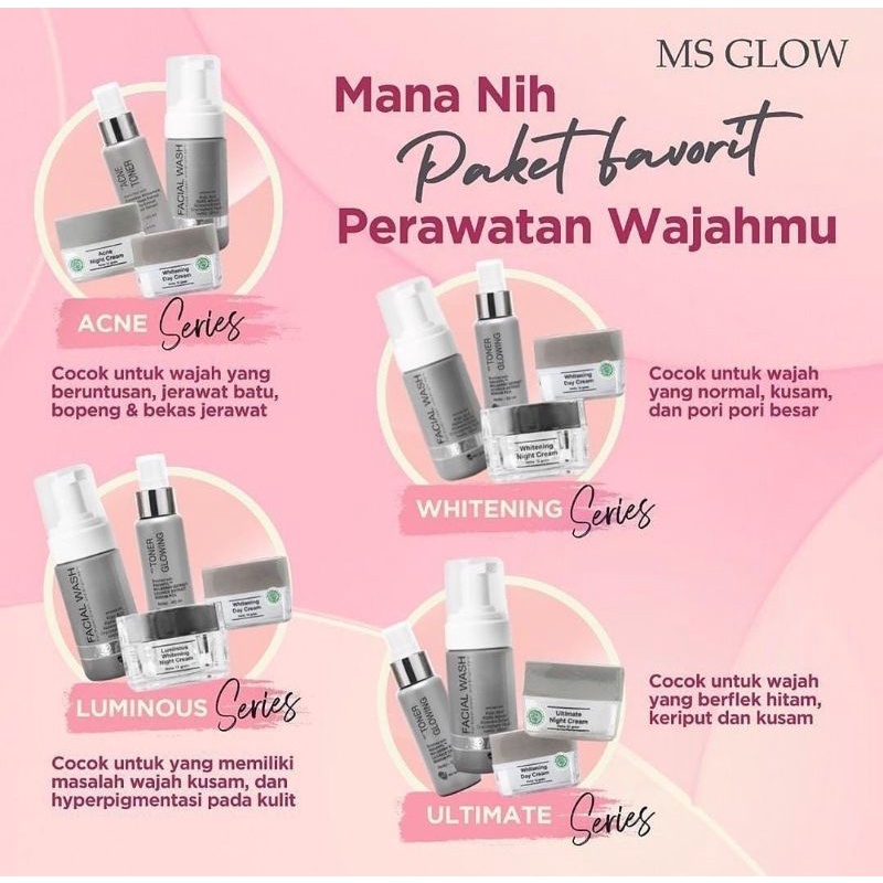 MS GLOW skincare